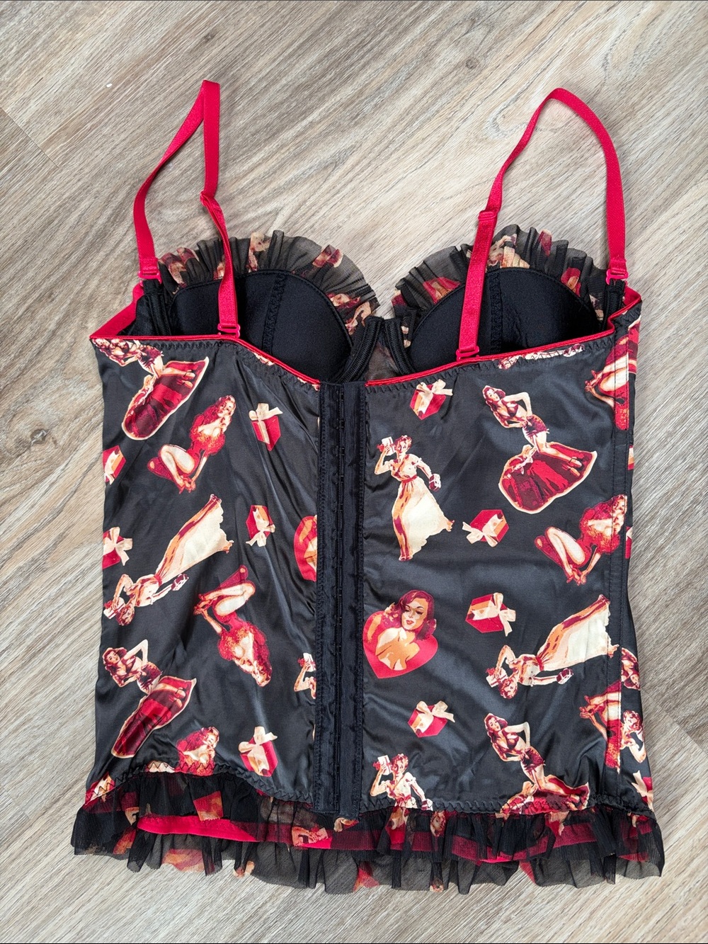 2005 RARE NWT Victoria's Secret Sexy Little Things Pin Up Girl Corset Bustier - Picture 7 of 16